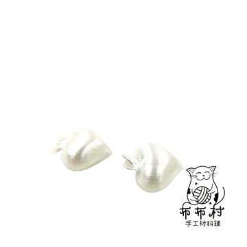S925銀 拉絲愛心 銀飾配飾雕刻精細銀飾品0061