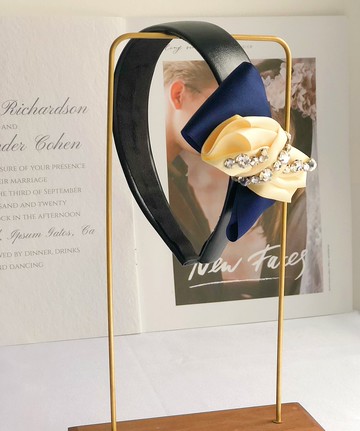 原創法式蝴蝶結髮箍