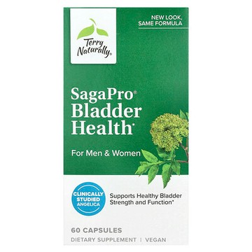 Terry Naturally, SagaPro®，膀胱健康，男性和女性，60 粒膠囊（每粒膠囊 100 毫克）