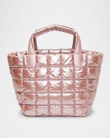 Porter Medium Metallic Quilted Tote Bag