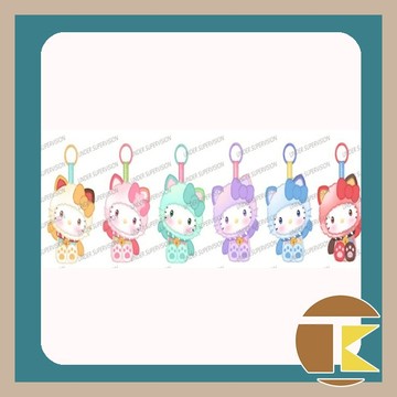 【115.01月預購】Hello Kitty款喵喵賜福系列搪膠毛絨 凱蒂貓 盲盒 玩具 公仔 盒玩 一中盒6入｜愛蛋客