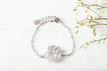 抗敏醫療鋼 幾何手鍊系列-刺蝟