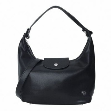 PONY TWENTYEIGHT-BLACK N61 PU皮革兩用水餃包(黑色)
