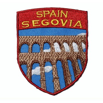 DIY刺繡徽章 西班牙 塞哥維亞 徽章 刺繡布貼 徽章熨燙貼燙布貼 臂章燙 胸章 立體繡貼 裝飾貼 繡片貼 燙布貼紙 _廠商直送