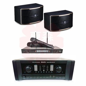 商用空間 Auska AK-800 擴大機+DoDo Audio SR-889PRO 麥克風+JBL Pasion 8 喇叭