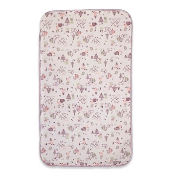 奇哥 彩繪床邊床透氣床墊  粉色  89 x 52 x 2.5cm  1個