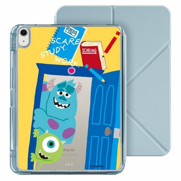 迪士尼 彼思怪獸公司 iPad Air 11/pro13可拆式防摔透明筆槽摺套