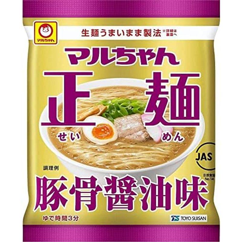 東洋水産 マルちゃん正麺 豚骨醤油 5食パック (101g x 5食入)