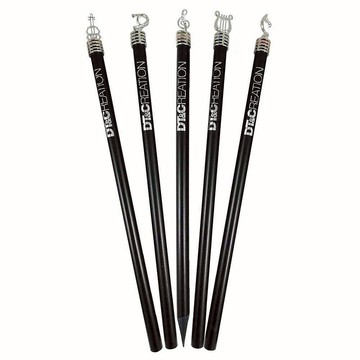 【DT&CREATION】音樂系列黑木消光珠寶鉛筆套組 - 5支入組