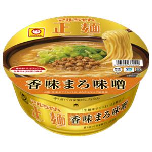 東洋水産 マルちゃん正麺 カップ 香味まろ味噌 129g×12個入 ／食品