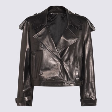 Salvatore Santoro Black Leather Jacket
