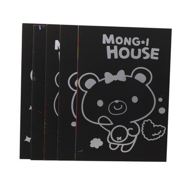 ✨台灣現貨📦 得力 Deli 炫彩刮畫紙 塗鴉畫紙 文具用品 5入 #丹丹悅生活
