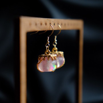 【不滅の光】Immortal Light - Silver Earrings by  ETPLANT