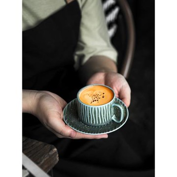 專業espresso意式濃縮杯咖啡杯碟套裝小容量日式陶瓷高檔精致90ml