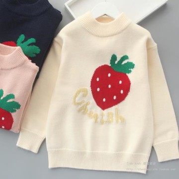 女童毛衣2024新款秋冬裝兒童套頭內搭針織衫洋氣中大童女孩打底衫