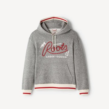 Roots女裝- CABIN FLEECE 連帽上衣