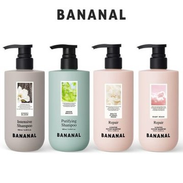 【BANANAL】韓國洗髮精500mlx2入任選 (強韌健髮/清爽深層潔淨/深層修護)