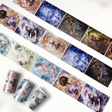 民族畫卷 PET 和紙膠帶 5米卷