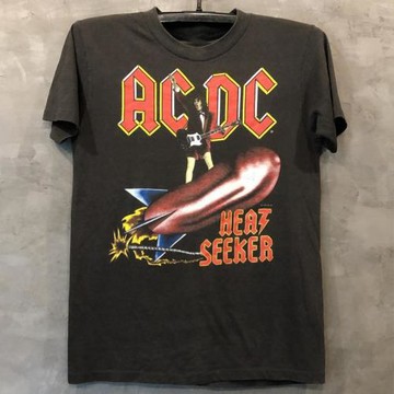 搖滾樂隊ACDC復古短袖朋克風