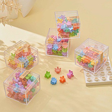 首爾DESIGN 兒童盒裝霧面小抓夾36入