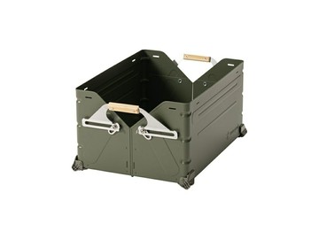 ├登山樂┤日本Snow Peak 收納置物箱25 橄欖綠 # FES-037-OL