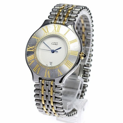 Cartier CARTIER カルティエ マスト21 W10050F4 腕時計 SS×YG