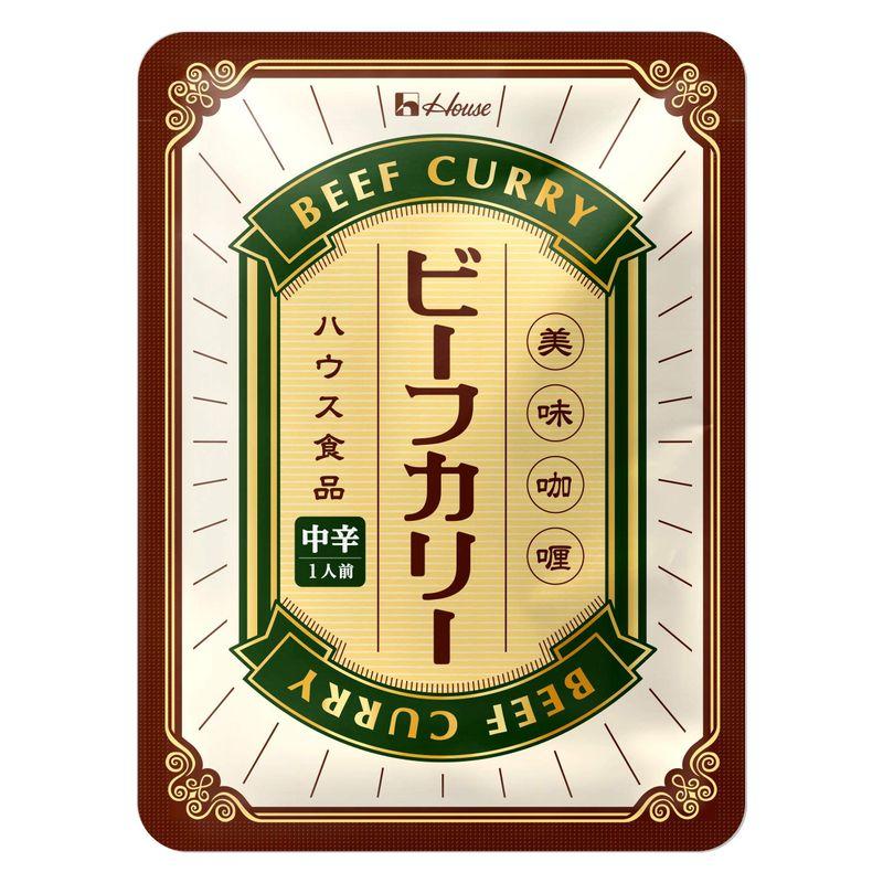 ハウス食品 ビーフカリー 中辛 200g ×10個