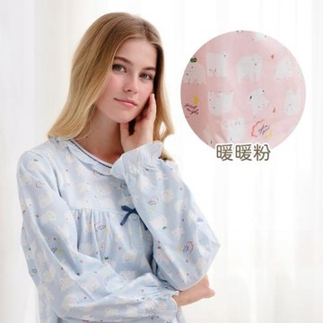 Rosemaid 羅絲美 - 可愛北極熊家居洋裝睡衣 -暖暖粉 /甜甜藍【R4620】