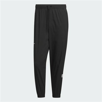 Adidas 長褲 男裝 拉鍊口袋 縮口 棉質 黑【運動世界】IP4954