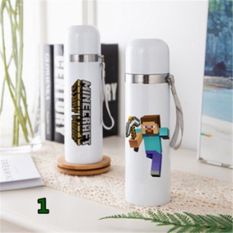 Minecraft マインクラフト マイクラ グッズ ゲーム キャラクター サーモボトル 400ml ステンレス製 クリーパー くも 水筒 通販 Lineポイント最大1 0 Get Lineショッピング