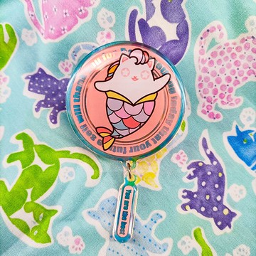 106008_甜味海帶-美人魚H1_磁吸壓克力氣囊支架