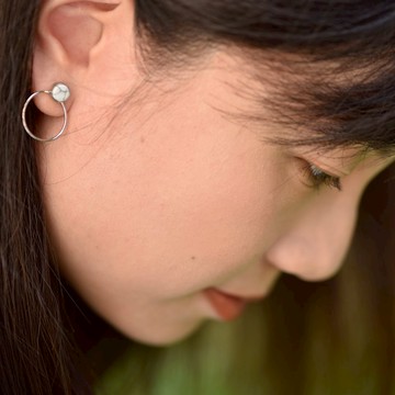 聖誕禮物 I Catch me耳環  抗過敏醫療鋼