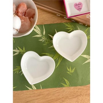 心形醬碟子陶瓷家用創意小吃碟調味碟北歐蘸料碟醋碟醬油碟小碟子