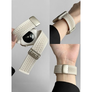 《台灣出貨》適用 APPLE WATCH 鏤空 透氣錶帶 磁吸扣錶帶 S11 S10 SE 44mm 46mm 45mm