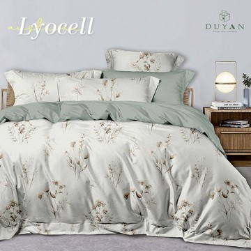 【DUYAN 竹漾】奧地利天絲 單人/雙人/加大 床包組/床包被套組 / 蒼茫絮語 台灣製