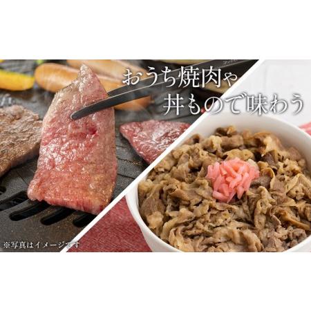 ふるさと納税 宮崎牛モモ焼肉・宮崎県産黒毛和牛こま切れ(計500g)　肉 牛 牛肉 宮崎県宮崎市