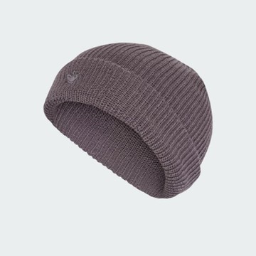 adidas 愛迪達 帽子 毛帽 運動帽 SHORT BEANIE 灰 IY7031 (3575)