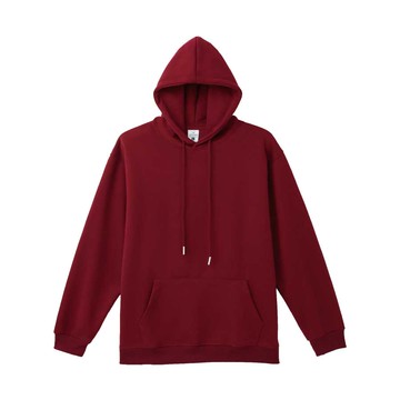 校園風大學帽T-酒紅M