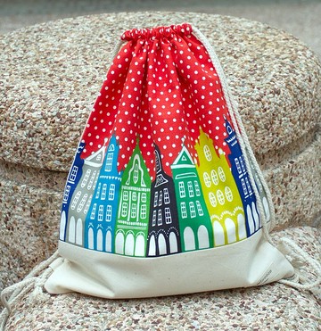 束口後背包/束繩包/束口袋 ~ 城市(B37) RS/L1