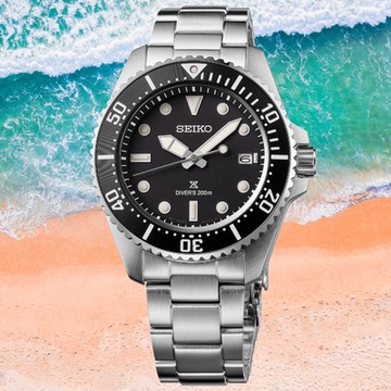 SEIKO精工 PROSPEX系列 防水200米 太陽能 潛水腕錶 新年禮物 推薦 送禮 V157-00A0D/SNE597P1