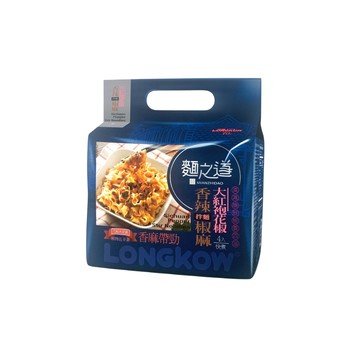 [家速配]龍口麵之道香辣椒麻拌麵446g