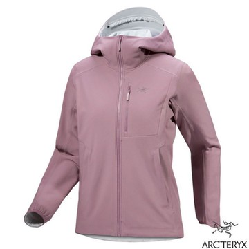 【ARCTERYX 始祖鳥】女 Gamma Heavyweight Hoody 防風防潑透氣連帽外套.風雨衣_X000007270 星界紫