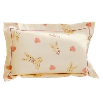 Annette 50支紗萊賽爾可拆洗天然兒童乳膠枕 大童款  1個  愛心兔兔  50 x 30 x 7cm