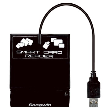 Songwin 尚之宇 ATM晶片讀卡機 8.77 x 2.2cm  CI-693-BK  1盒