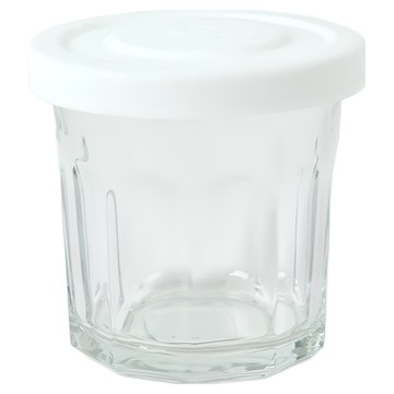 Joliema 矽膠密封蓋玻璃罐 白色  420ml  1入