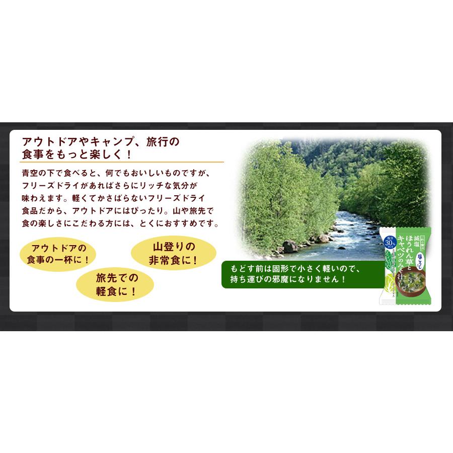 減塩味噌汁 3種類計24食 詰め合わせセット フリーズドライ食品 お取り寄せギフト 一杯の贅沢