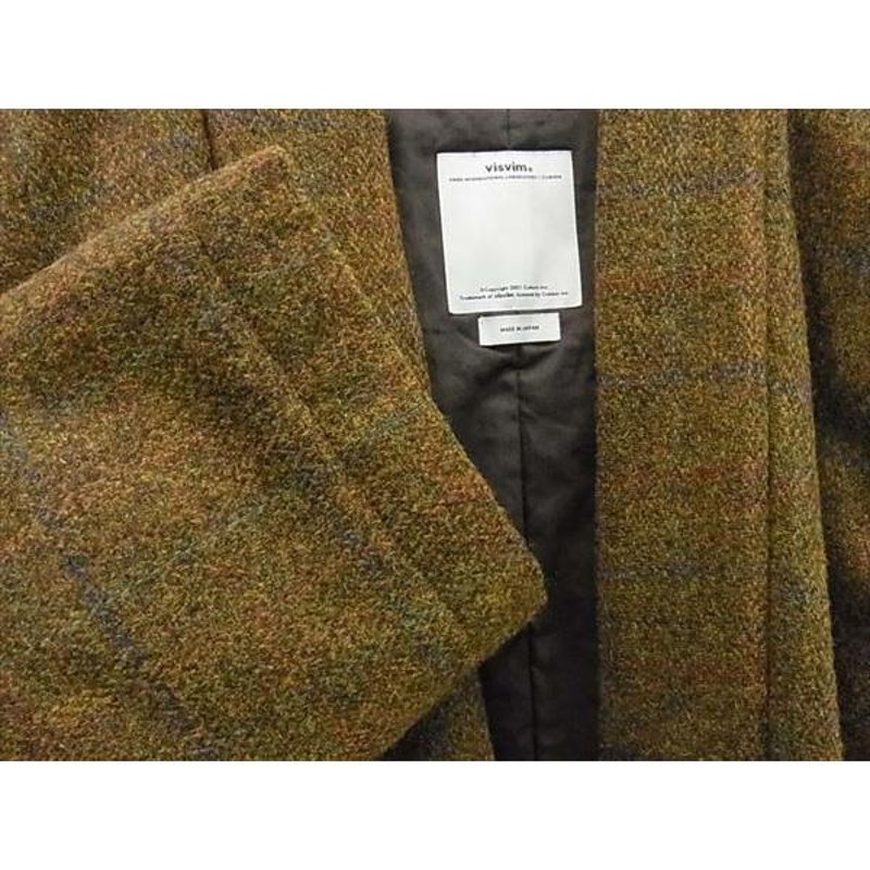 ビズビム DOTERA COAT HARRIS TWEED ドテラ ハリスツイード 16AW