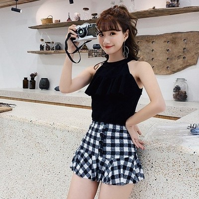 水着 レディース ビキニ 2点セット セバレート タンキニ スカート チェック柄 ハイウエスト ママ水着 可愛い ビーチ 温泉 海水浴 通販 Lineポイント最大get Lineショッピング