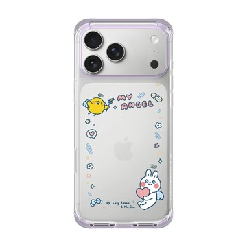 iPhone 17 Pro Max ClearX 夢透紫 - 懶散兔與啾先生 Lazy Rabbit and Mr.Chu - My Angel