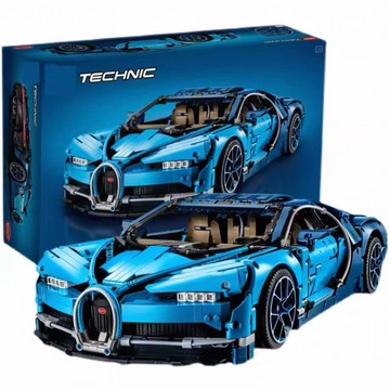 ✨熱銷✨布加迪Bugatti Veyron 樂高積木 跑車積木 樂高賽車 賽車積木 樂高42083【樂順】